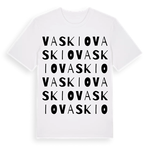 Vaskio ordlek t-shirt – ekologisk bomull t-shirt från Pinshirt