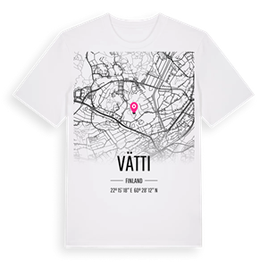 Vätti karta t-shirt – ekologisk bomull t-shirt från Pinshirt