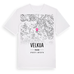 Velkua karta t-shirt – ekologisk bomull t-shirt från Pinshirt
