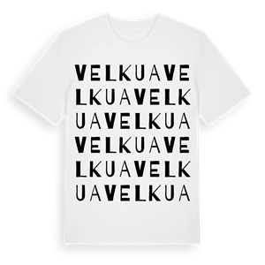 Velkua ordlek t-shirt – ekologisk bomull t-shirt från Pinshirt