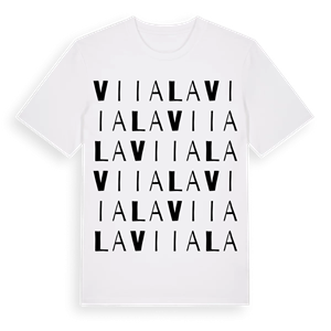 Viiala ordlek t-shirt – ekologisk bomull t-shirt från Pinshirt