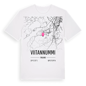 Viitannummi karta t-shirt – ekologisk bomull t-shirt från Pinshirt