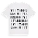 Viitannummi ordlek t-shirt