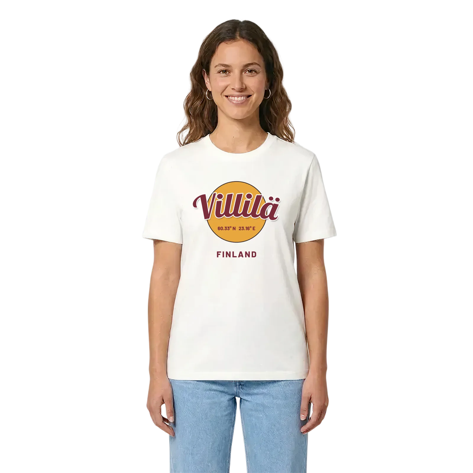 Villilä cirkel t-shirt – White, i miljö