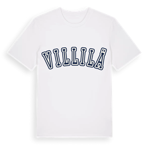 Villilä college t-shirt – ekologisk bomull t-shirt från Pinshirt