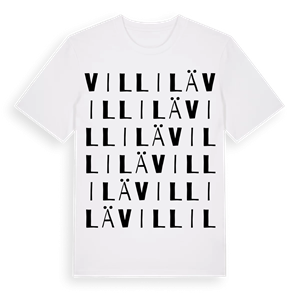 Villilä ordlek t-shirt – ekologisk bomull t-shirt från Pinshirt