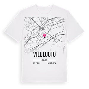 Viluluoto karta t-shirt – ekologisk bomull t-shirt från Pinshirt