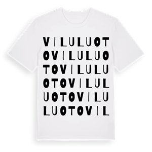 Viluluoto ordlek t-shirt – ekologisk bomull t-shirt från Pinshirt