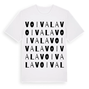 Voivala ordlek t-shirt – ekologisk bomull t-shirt från Pinshirt