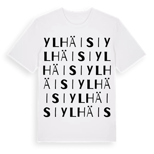 Ylhäisi ordlek t-shirt – ekologisk bomull t-shirt från Pinshirt