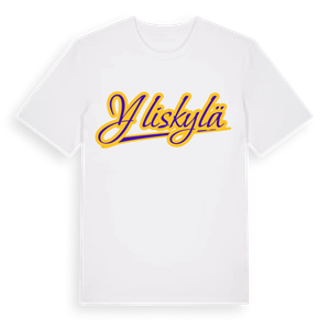 Yliskylä baseball t-shirt – ekologisk bomull t-shirt från Pinshirt