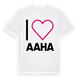 Jag älskar Aaha t-shirt stort tryck
