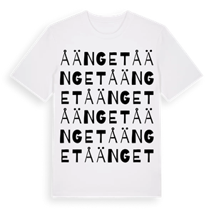 Åänget ordlek t-shirt – ekologisk bomull t-shirt från Pinshirt