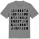 Mid Heather Gray t-shirt med Abborrtjärn ordlek t-shirt