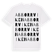 Abborrviken ordlek t-shirt