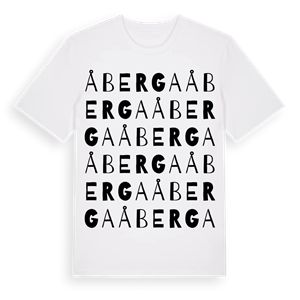 Åberga ordlek t-shirt – ekologisk bomull t-shirt från Pinshirt