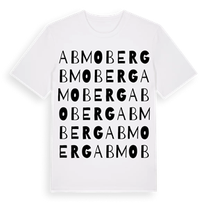 Abmoberg ordlek t-shirt – ekologisk bomull t-shirt från Pinshirt