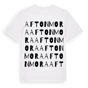 Aftonmora ordlek t-shirt – ekologisk bomull t-shirt från Pinshirt