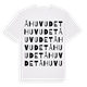 Åhuvudet ordlek t-shirt