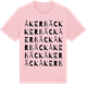 Pink Cotton t-shirt med Åkerbäck ordlek t-shirt