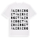 Åkerberget ordlek t-shirt
