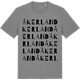 Mid Heather Gray t-shirt med Åkerland ordlek t-shirt