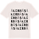 Vintage White t-shirt med Åkernäs ordlek t-shirt