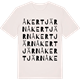 Vintage White t-shirt med Åkertjärn ordlek t-shirt