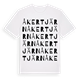 Åkertjärn ordlek t-shirt