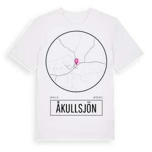 Åkullsjön t-shirt – ekologisk bomull t-shirt från Pinshirt