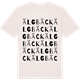 Vintage White t-shirt med Älgbäck ordlek t-shirt