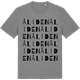 Mid Heather Gray t-shirt med Åliden ordlek t-shirt