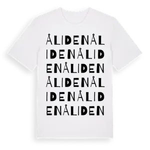 Åliden ordlek t-shirt – ekologisk bomull t-shirt från Pinshirt