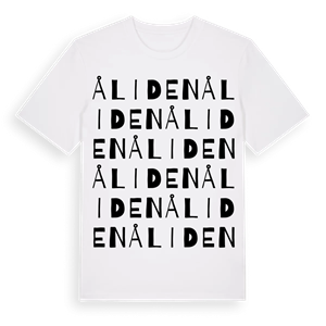 Åliden ordlek t-shirt – ekologisk bomull t-shirt från Pinshirt