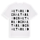 Altarliden ordlek t-shirt