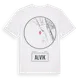 White t-shirt med Alvik t-shirt