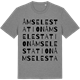 Mid Heather Gray t-shirt med Åmsele station ordlek t-shirt