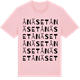 Pink Cotton t-shirt med Ånäset ordlek t-shirt