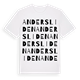Andersliden ordlek t-shirt