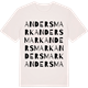 Vintage White t-shirt med Andersmark ordlek t-shirt