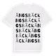 White t-shirt med Ängsbäck ordlek t-shirt