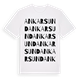 Ankarsund ordlek t-shirt