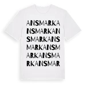 Ansmark ordlek t-shirt – ekologisk bomull t-shirt från Pinshirt