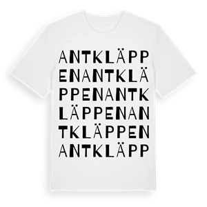 Antkläppen ordlek t-shirt – ekologisk bomull t-shirt från Pinshirt
