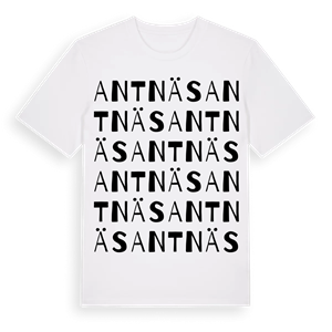 Antnäs ordlek t-shirt – ekologisk bomull t-shirt från Pinshirt