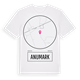 White t-shirt med Anumark t-shirt