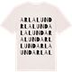 Vintage White t-shirt med Arlalund ordlek t-shirt
