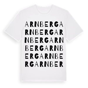 Arnberg ordlek t-shirt – ekologisk bomull t-shirt från Pinshirt