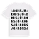 Aronsjö ordlek t-shirt