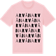 Pink Cotton t-shirt med Arvån ordlek t-shirt
